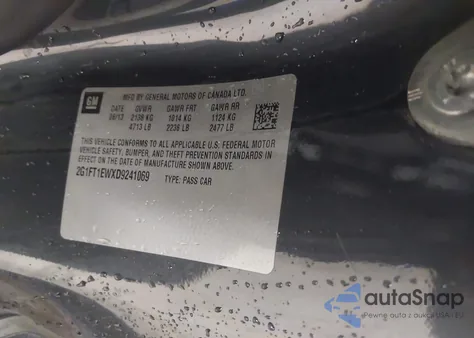 2013 Chevrolet Camaro 2Ss from USA, damaged, VIN 2G1FT1EWXD9241069